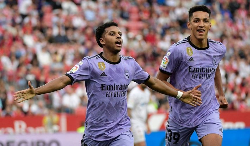 Real Madrid, Rodrygo'nun golleriyle kazandı: Sevilla 1-2 Real Madrid