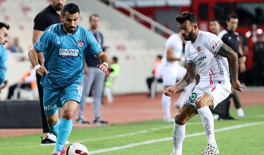 Kazanan yok: Sivasspor 1-1 Antalyaspor