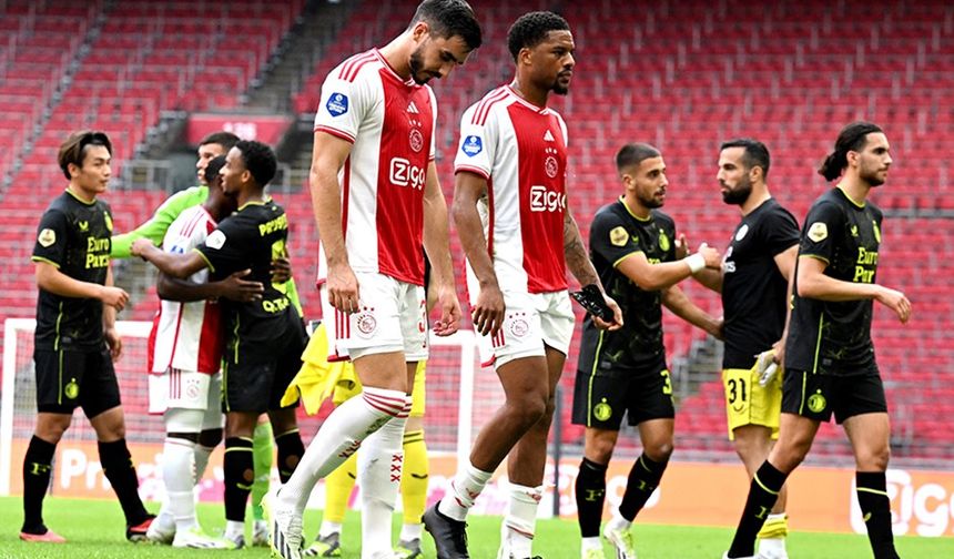 Ajax-Feyenoord maçı seyircisiz tamamlandı: 0-4