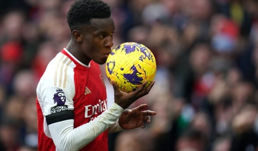 Arsenal 5 attı! Eddie Nketiah şov yaptı