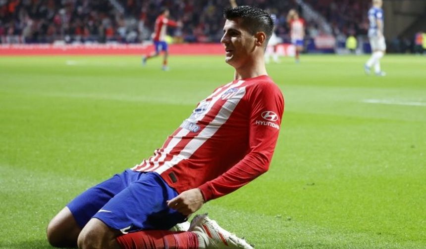 Atletico Madrid evinde 5'te 5 yaptı:  Atletico Madrid 2-1 Alaves