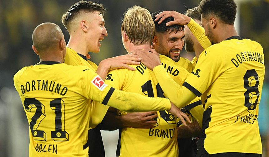 Borussia Dortmund tek golle üç puanı alıp maç fazlasıyla liderliğe yükseldi