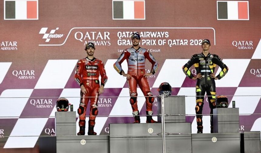 MotoGP'nin Katar ayağında zafer Di Giannantonio'nun