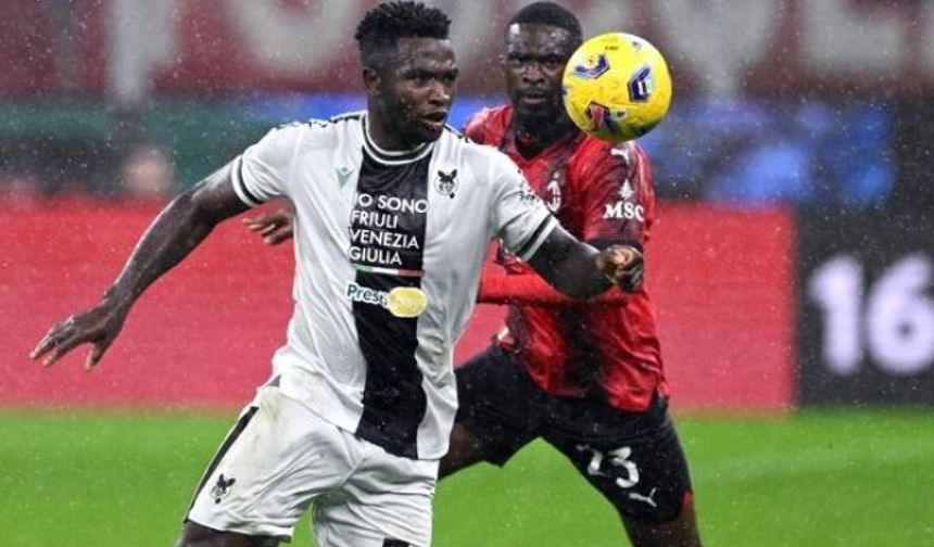 Udinese, Milan deplasmanında tek attı, 3 puanı aldı