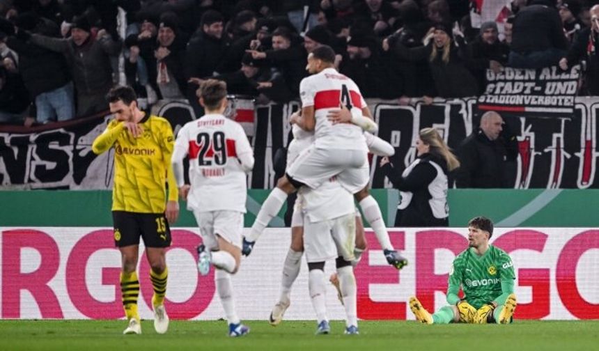 Stuttgart, Dortmund'u kupanın dışına itti