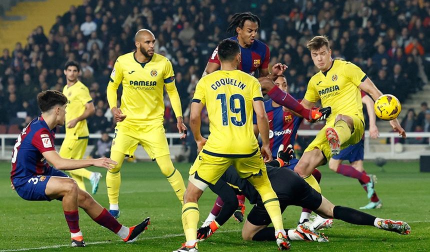 8 gollü maçta, Villarreal deplasmanda Barcelona'yı geçti