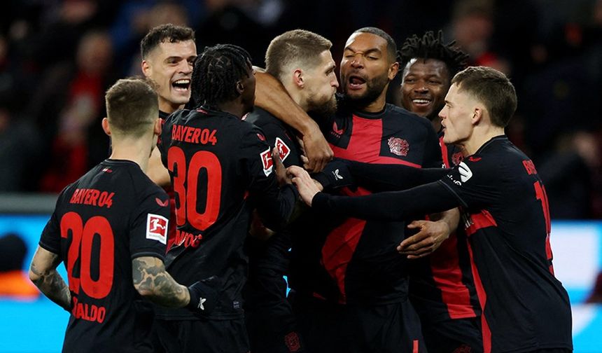 Bayer Leverkusen rekor kırdı: 3 puanı aldı