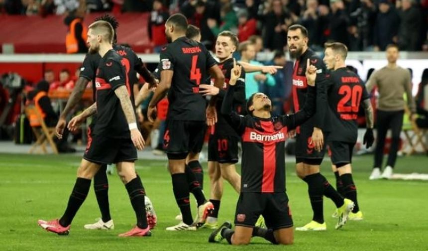 Bayer Leverkusen yarı finali 90. dakikada attığı golle aldı