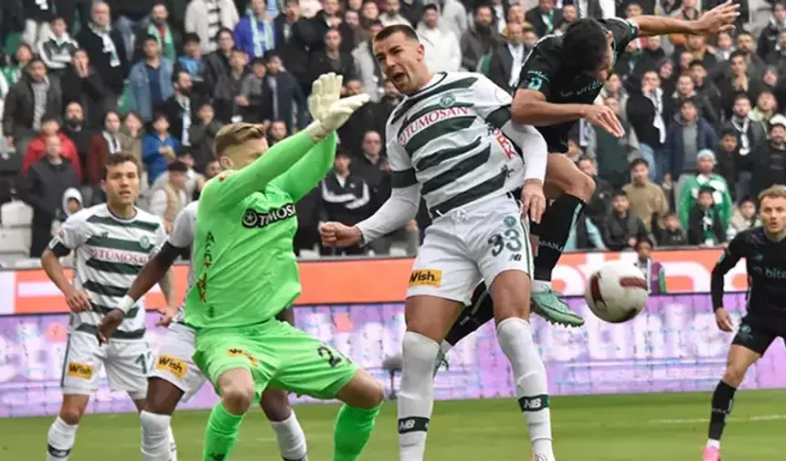 Konyaspor - Adana Demirspor maçında puanlar paylaşıldı