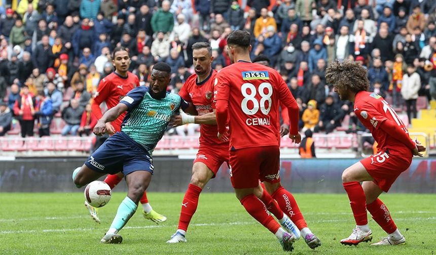 Kayserispor - Hatayspor maçından galip çıkmadı