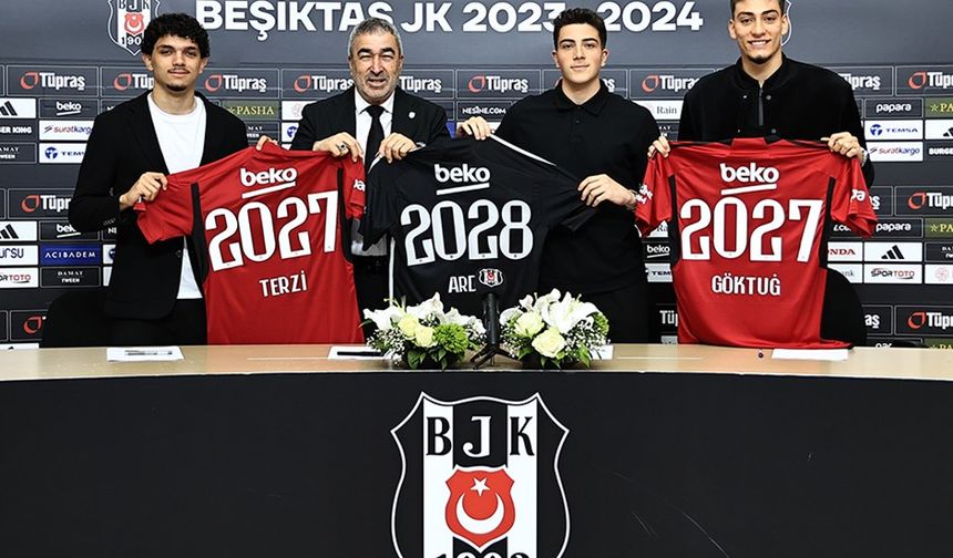 SON DAKİKA | Beşiktaş'ta 3 futbolcu daha imzayı attı