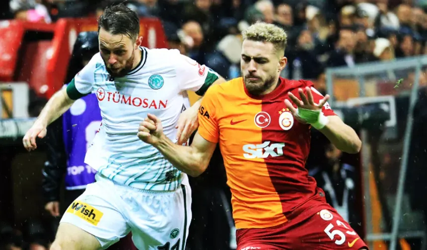 Konyaspor-Galatasaray maçında ilk 11'ler belli oldu