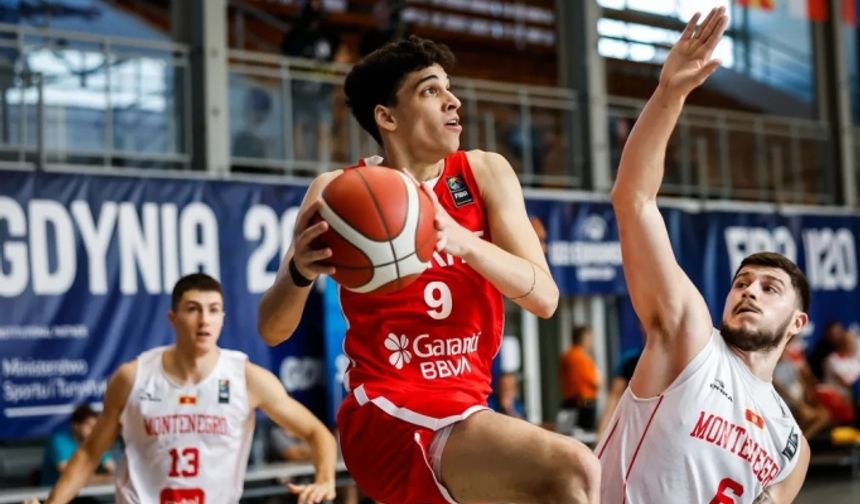 20 Yaş Altı Basketbol Milli Takımı, Karadağ'ı farklı geçti
