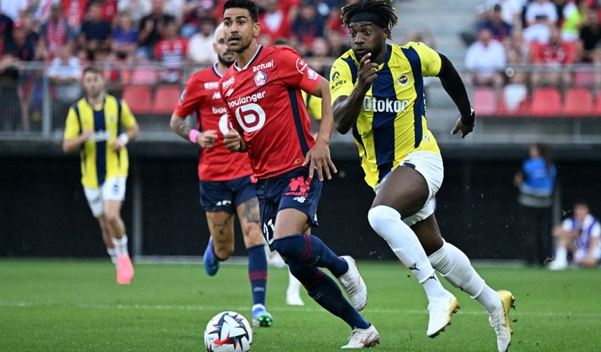 Lille-Fenerbahçe maçı Avrupa'da manşetlerde: "Lille, Fenerbahçe'yi uçuruma sürüklüyor"