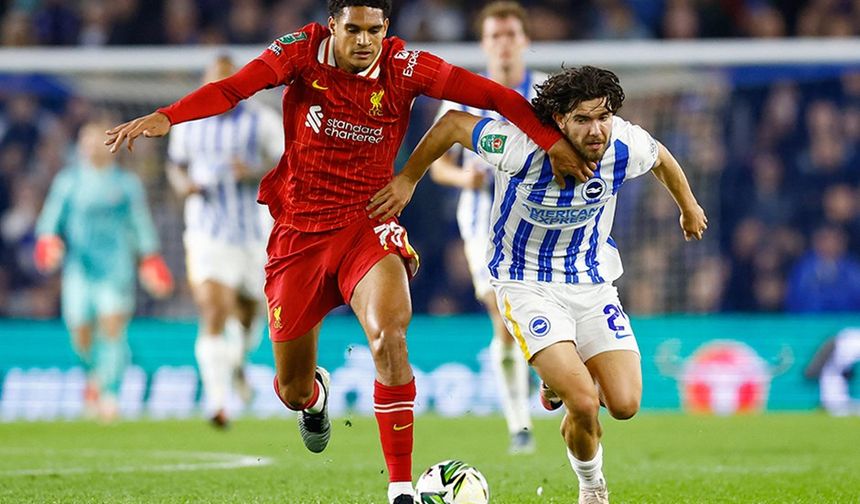 Brighton, Lig Kupası'nda Liverpool'a direnemedi