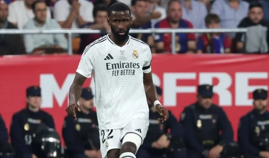 Real Madrid'e Antonio Rüdiger şoku!