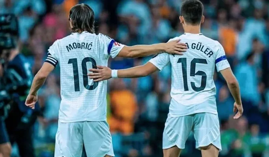 Arda Güler'den Modric'e veda: "Teşekkürler big brate"