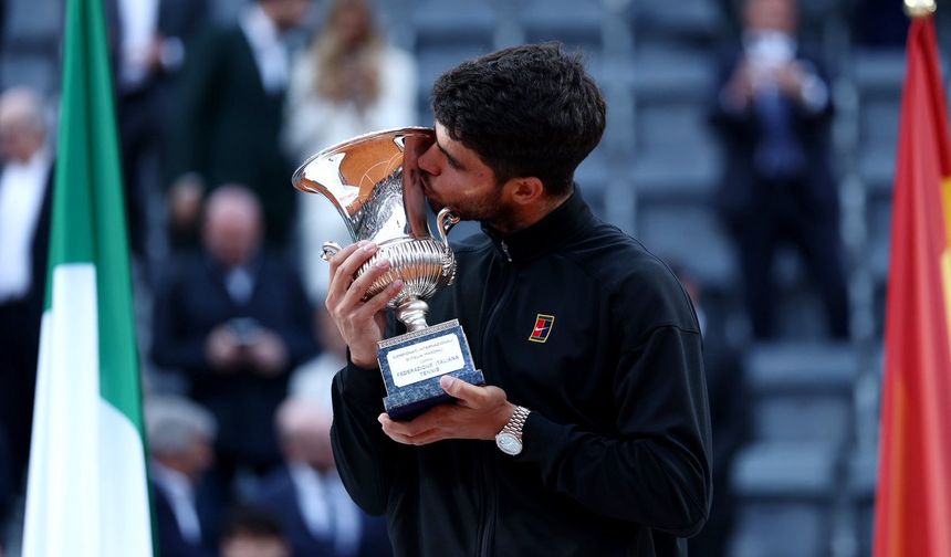 Roma Masters şampiyonu Carlos Alcaraz oldu!