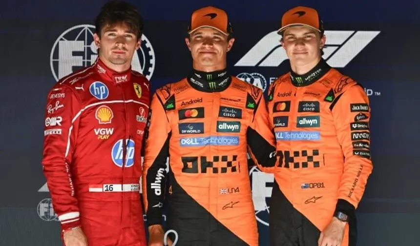 Belçika Grand Prix'sinde pole pozisyonu Lando Norris'in