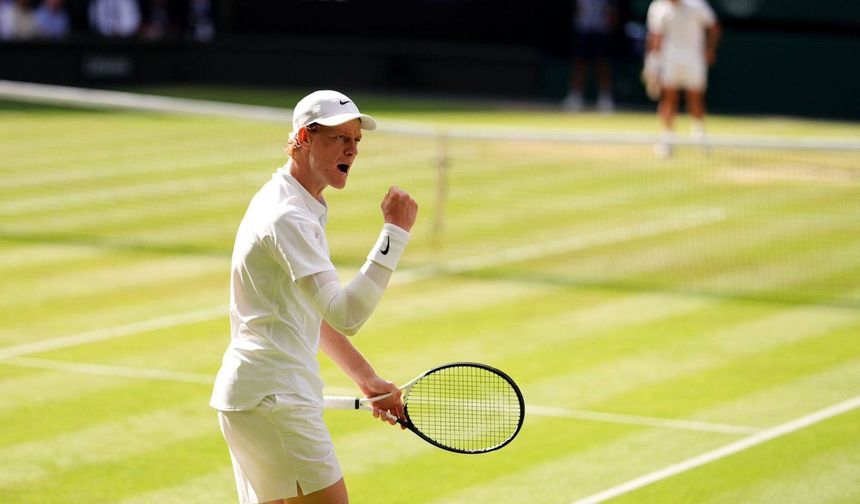 Wimbledon'da zafer Jannik Sinner'in