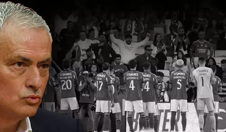 Jose Mourinho'ya 90+1 şoku! Benfica, son dakikada yıkıldı