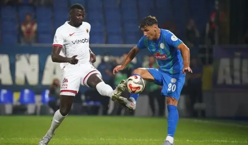 Penaltı kaçtı: Rizespor, 3 puanı 90+3'te aldı