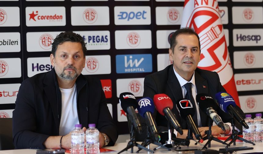 Antalyaspor, Erol Bulut ile 2 yıllık sözleşme imzaladı