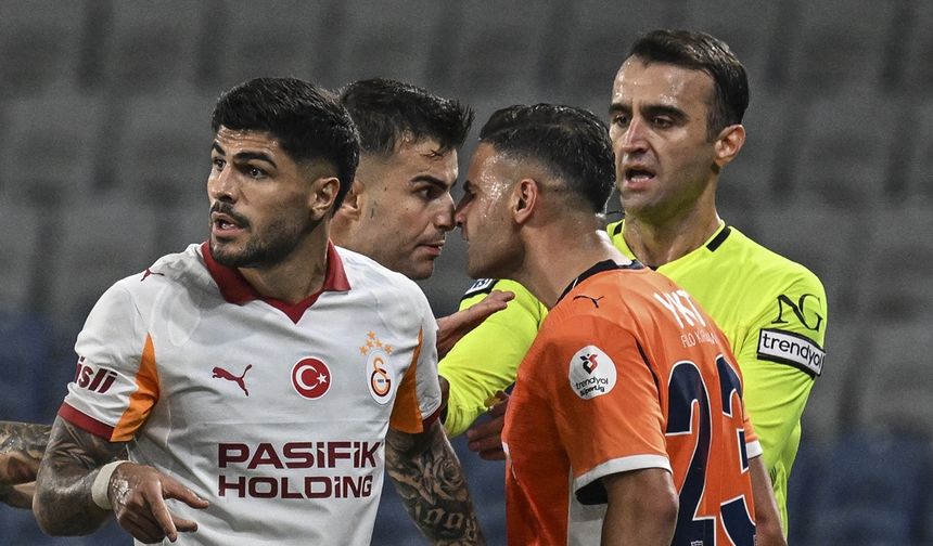 Başakşehir'den Galatasaray maçı sonrası hakem tepkisi