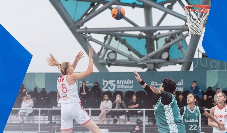 3x3 Kadın Milli Takımı yarı finale yükseldi! Suudi Arabistan’ı devirdi