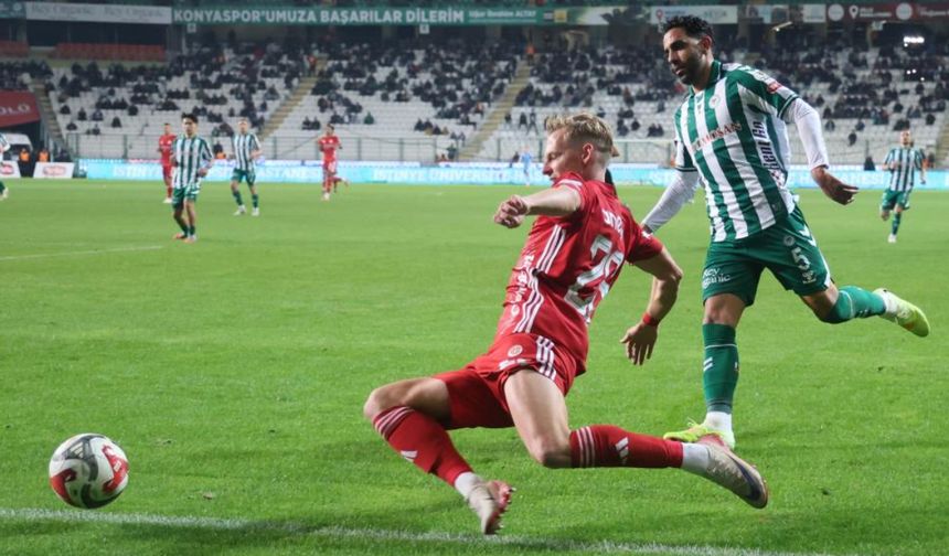 Konyaspor ile Antalyaspor 0-0 berabere kaldı