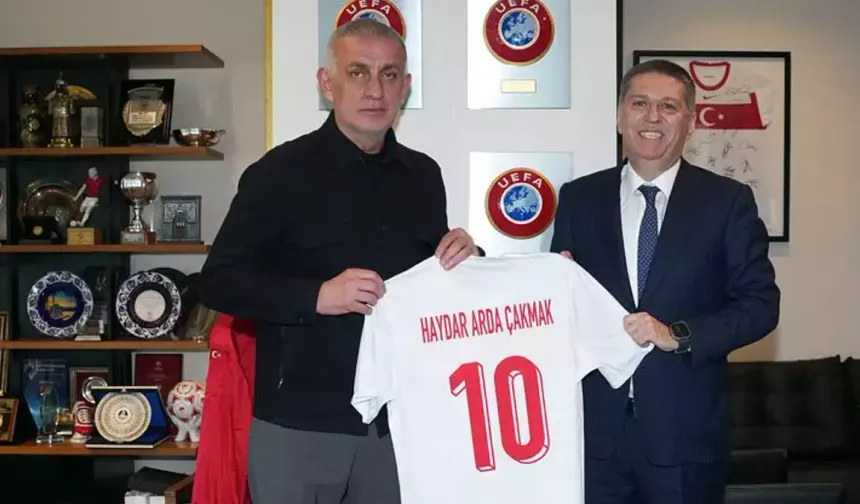 Gençlerbirliği Başkanı Arda Çakmak’tan TFF Başkanı Hacıosmanoğlu’na Ziyaret