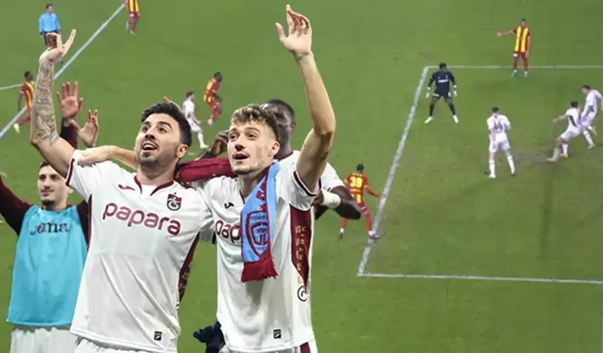Trabzonspor savunmasından inanılmaz an! 10 saniyede 3 top çizgiden çıktı