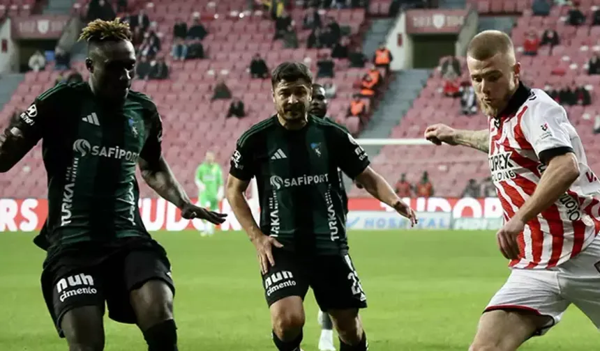 Samsunspor – Kocaelispor maçında kazanan çıkmadı | Maç sonucu: 0-0