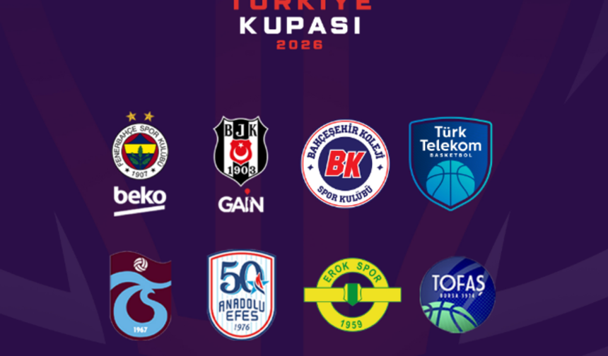Basketbol Türkiye Kupası'nda Çeyrek Final Kurası Çekildi