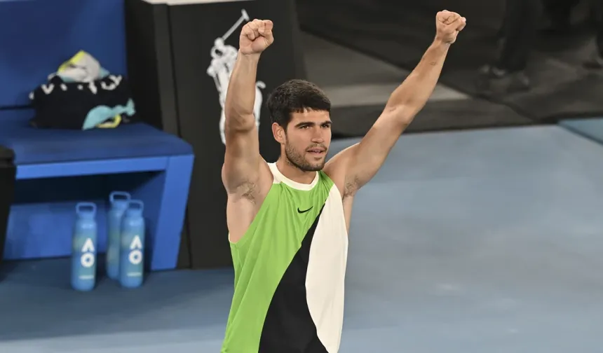 Carlos Alcaraz Avustralya Açık'ta Finalde