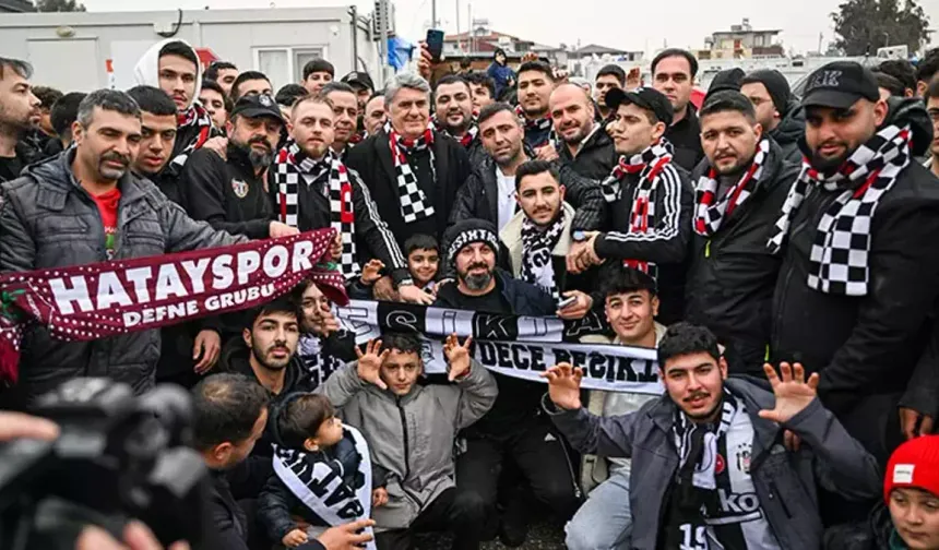 Beşiktaş Başkanı Serdal Adalı’dan Hatay’daki Depremzedelere Ziyaret