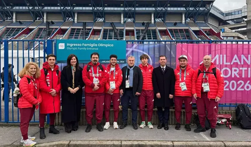 Bakan Osman Aşkın Bak, Milano-Cortina Kış Olimpiyatları’nda Milli Sporcuları Ziyaret Etti