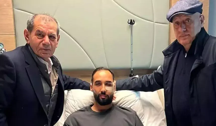 Galatasaray Başkanı Dursun Özbek, İsa Doğan’ı Hastanede Ziyaret Etti