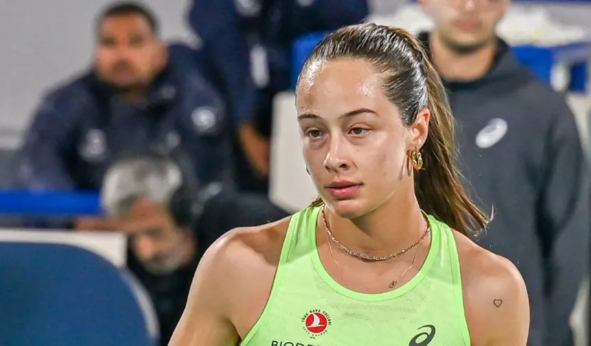 Zeynep Sönmez, Katar Açık Tenis Turnuvası’na veda etti