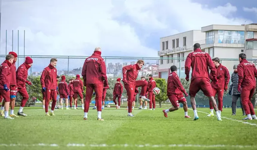 Trabzonspor, Kayserispor maçı hazırlıklarını sürdürdü