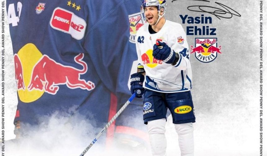 Yasin Ehliz, Almanya'da yılın en iyi buz hokeycisi seçildi