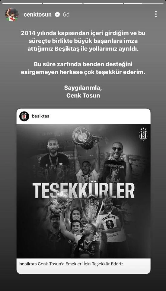 Cenk Tosun, Beşiktaş'a