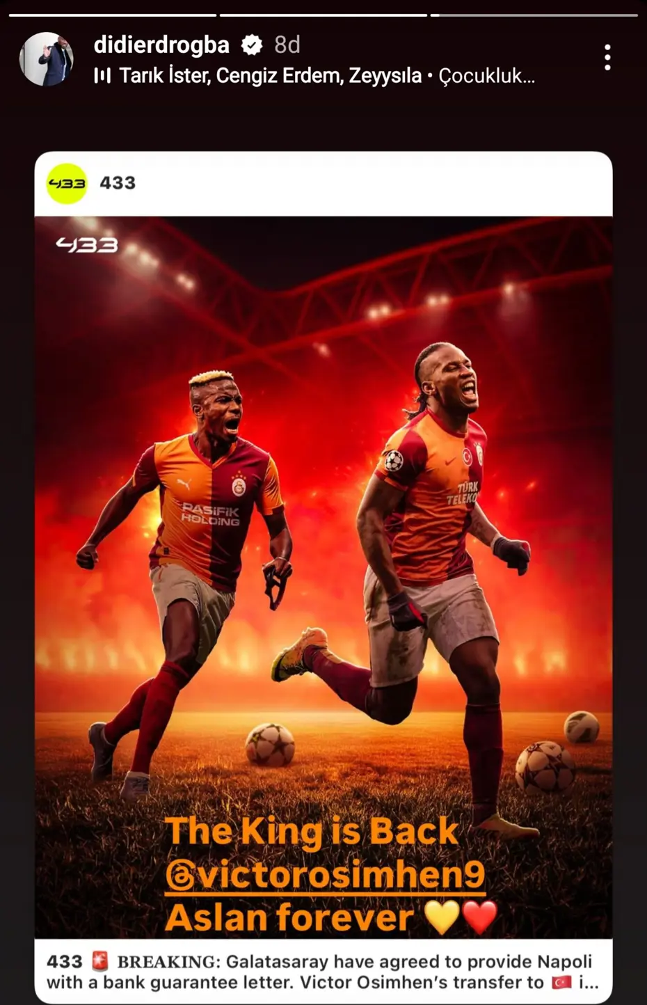 Drogba'dan Flaş Osimhen